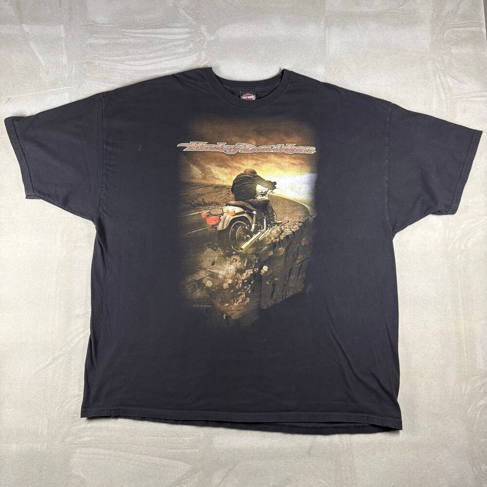 Harley Davidson Timpanogos Lindon UT Motorcycle Graphic T Shirt Black 3XL